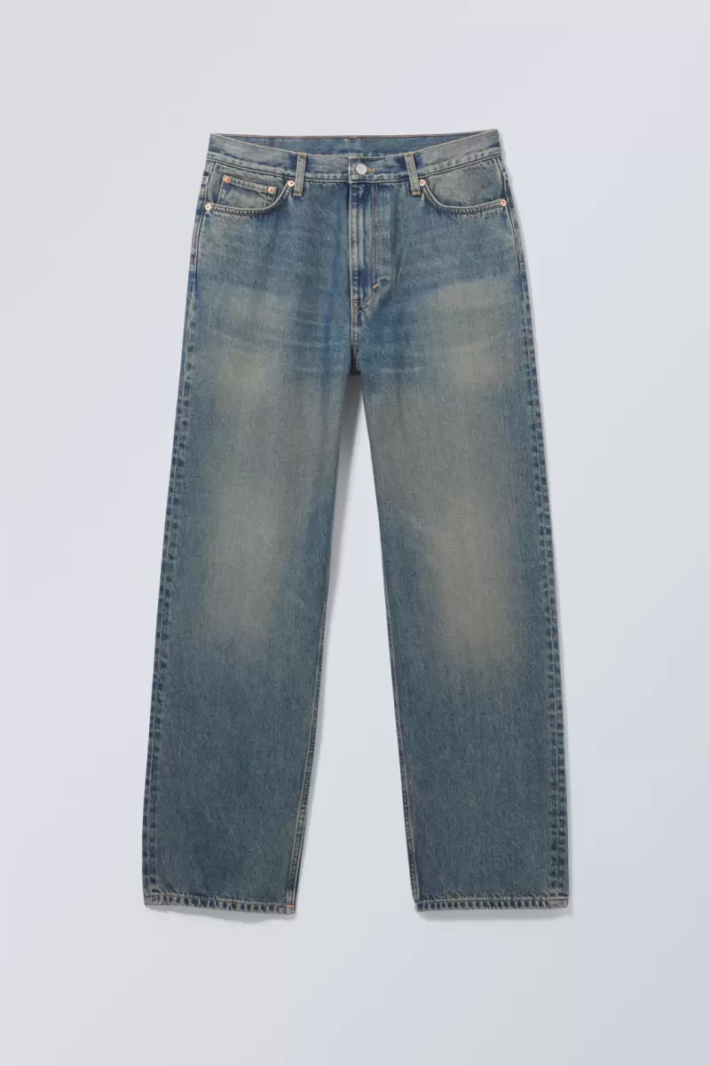 Week Day 90Er-Jahre-Blau Damen Jeans Locker Geschnittene Jeans Galaxy Preisvorteil - 4