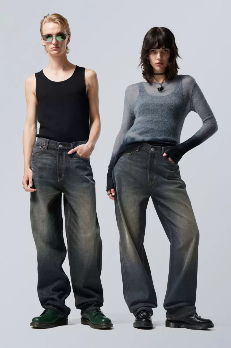Week Day Damen 90Er-Jahre-Blau Preisniveau Locker Geschnittene Jeans Galaxy Jeans