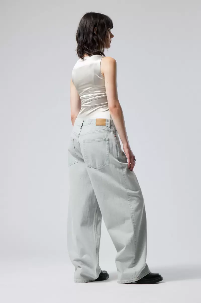 Damen Lockere Baggy-Jeans Astro Material Jeans Week Day Seventeen-Blau - 4