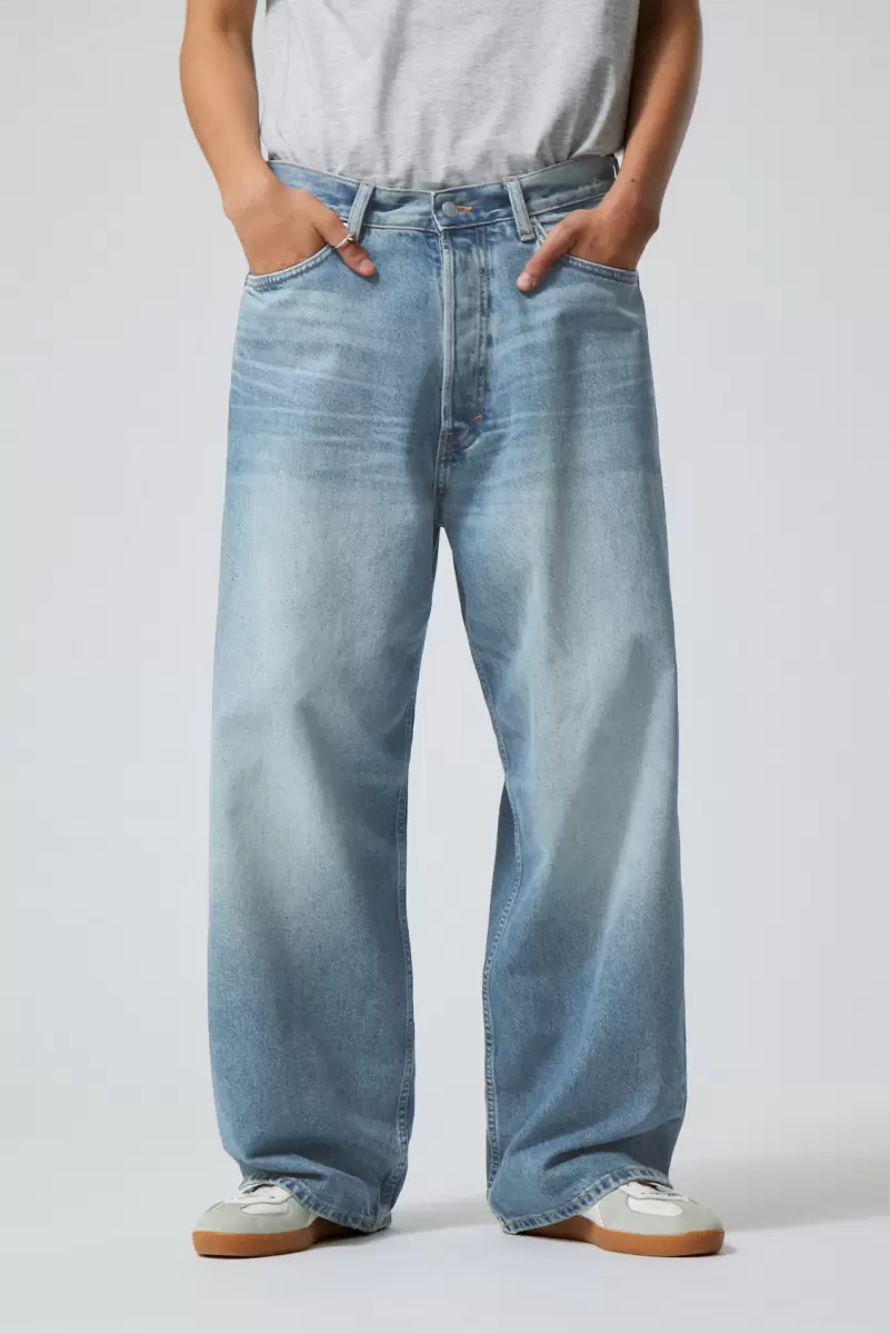 Mondblau Week Day Jeans Lockere Baggy-Jeans Astro 2024 Damen - 2