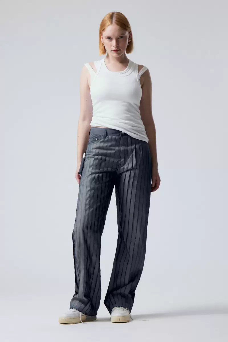 Geschäft Unifrom™ + Weekday Limited Edition Stripe Jeans Week Day Dunkelblau Neu Im Shop Herren - 2
