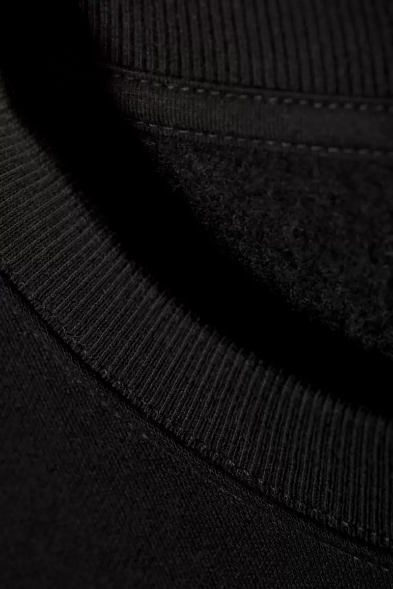 Herren Kapuzenpullover & Sweatshirts Week Day Sweatshirt Standard Schwarz Vertrieb - 3