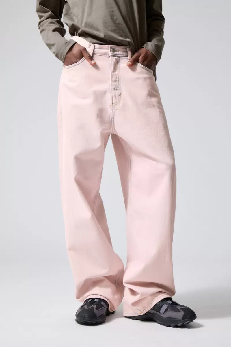 Astro Baggy Loose Jeans Quartz Pink Herren Jeans Week Day Lieferung - 2