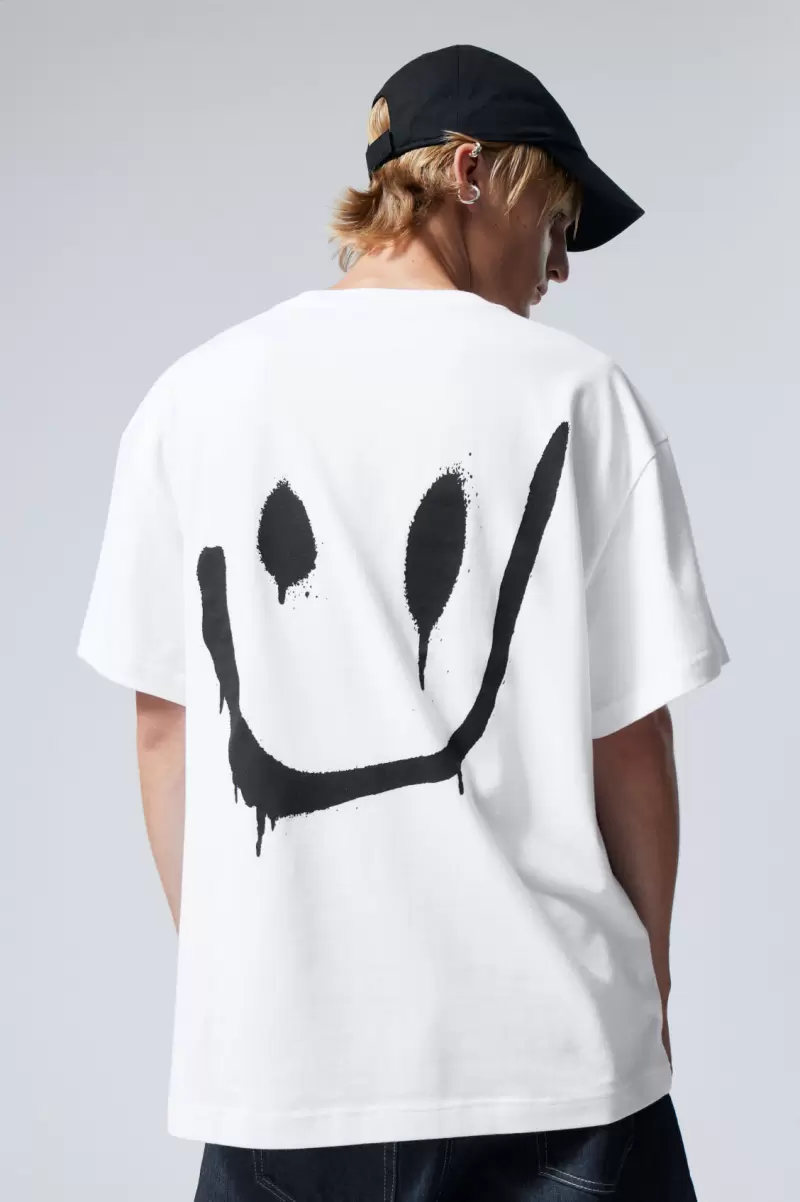 Liquid Dance T-Shirts & Tops Week Day Design Oversized-T-Shirt Mit Grafikprint Herren