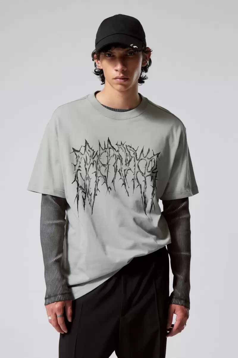 Herren Liquid Dance Week Day T-Shirts & Tops Leistung Oversized-T-Shirt Mit Grafikprint