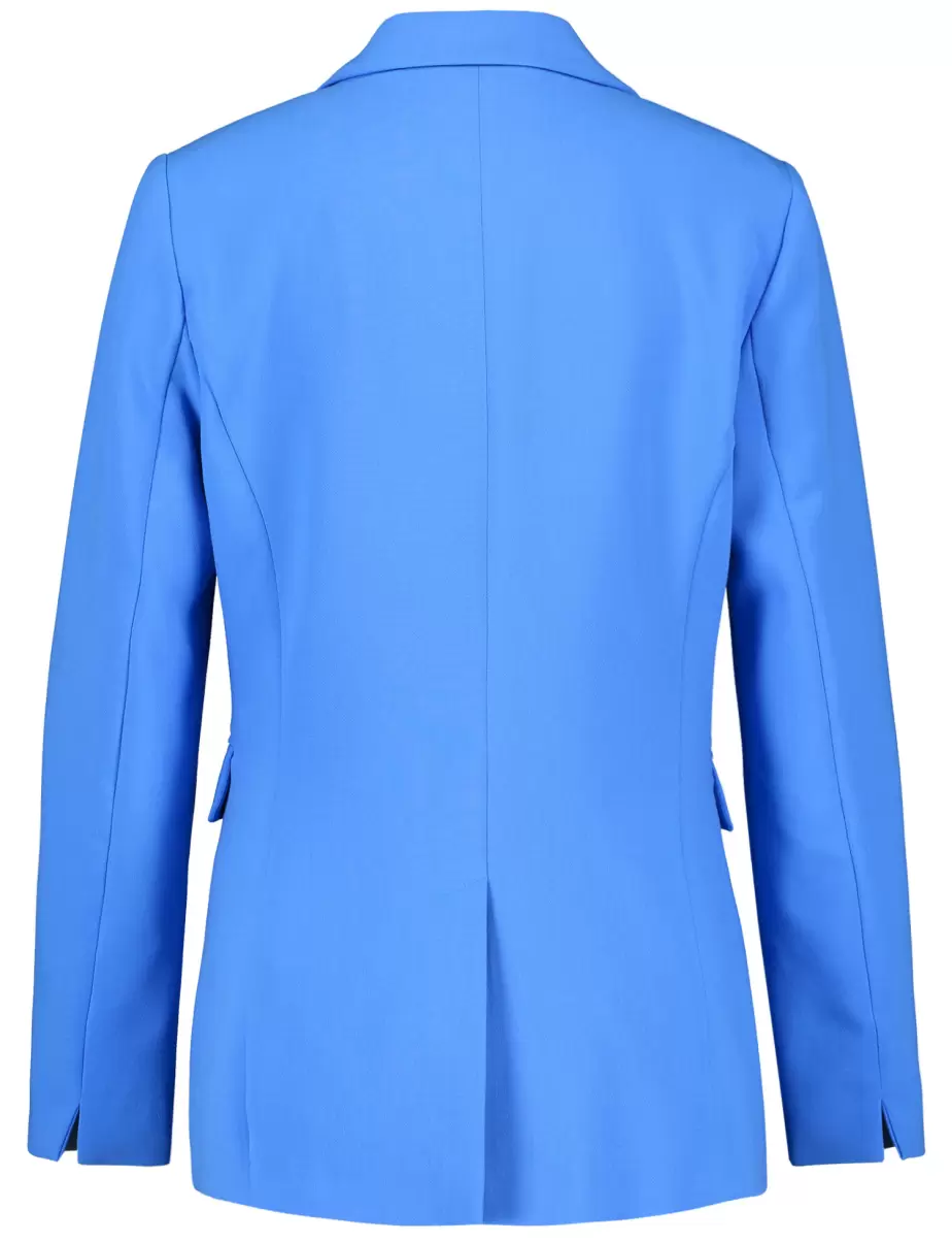 Damen Elegante Blazer Bright Blue Blazer Aus Stretch-Qualität Samoon Taifun Gerry Weber - 2