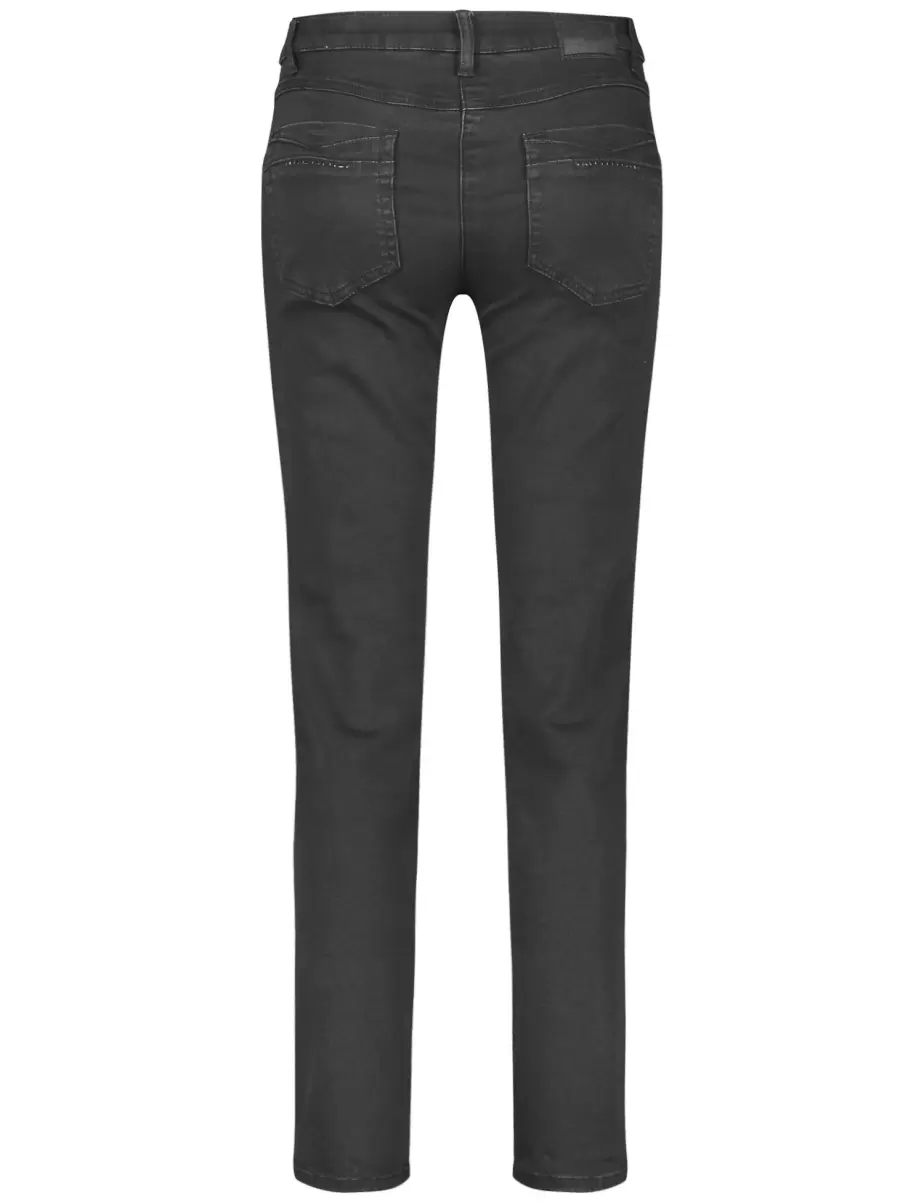 Samoon Taifun Gerry Weber Black Black Denim Jeans Damen Best4Me 5-Pocket Jeans Slim Fit - 2