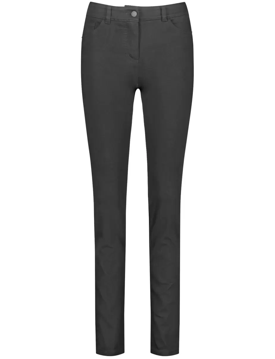 Jeans Damen Black Black Denim 5-Pocket Jeans Best4Me Slimfit Samoon Taifun Gerry Weber - 1