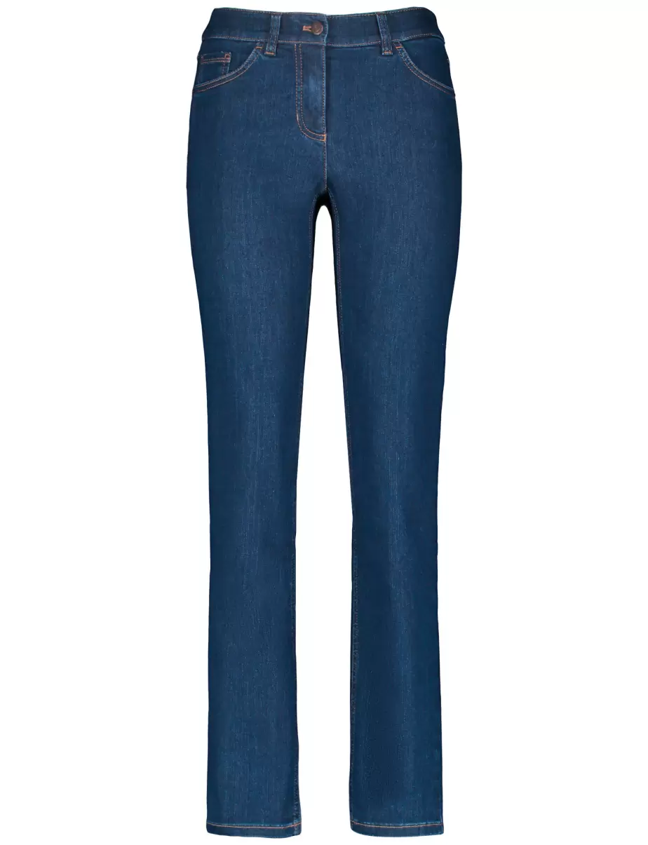 Blue Denim Damen 5-Pocket Jeans Best4Me Slimfit Kurzgröße Samoon Taifun Gerry Weber Jeans - 1
