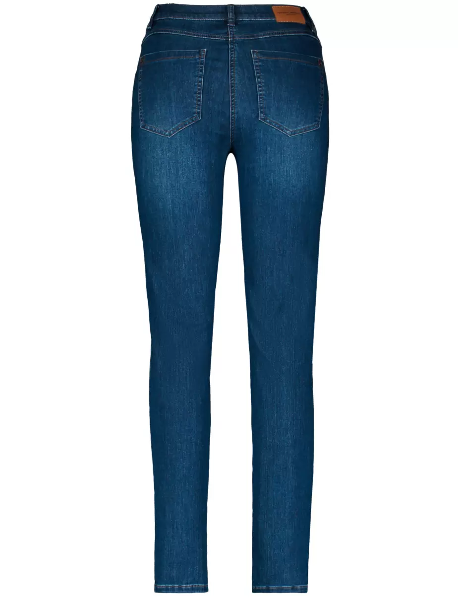 Jeans 7/8 Hose Best4Me Skinny Samoon Taifun Gerry Weber Dark Blue Denim Mit Use Damen - 2