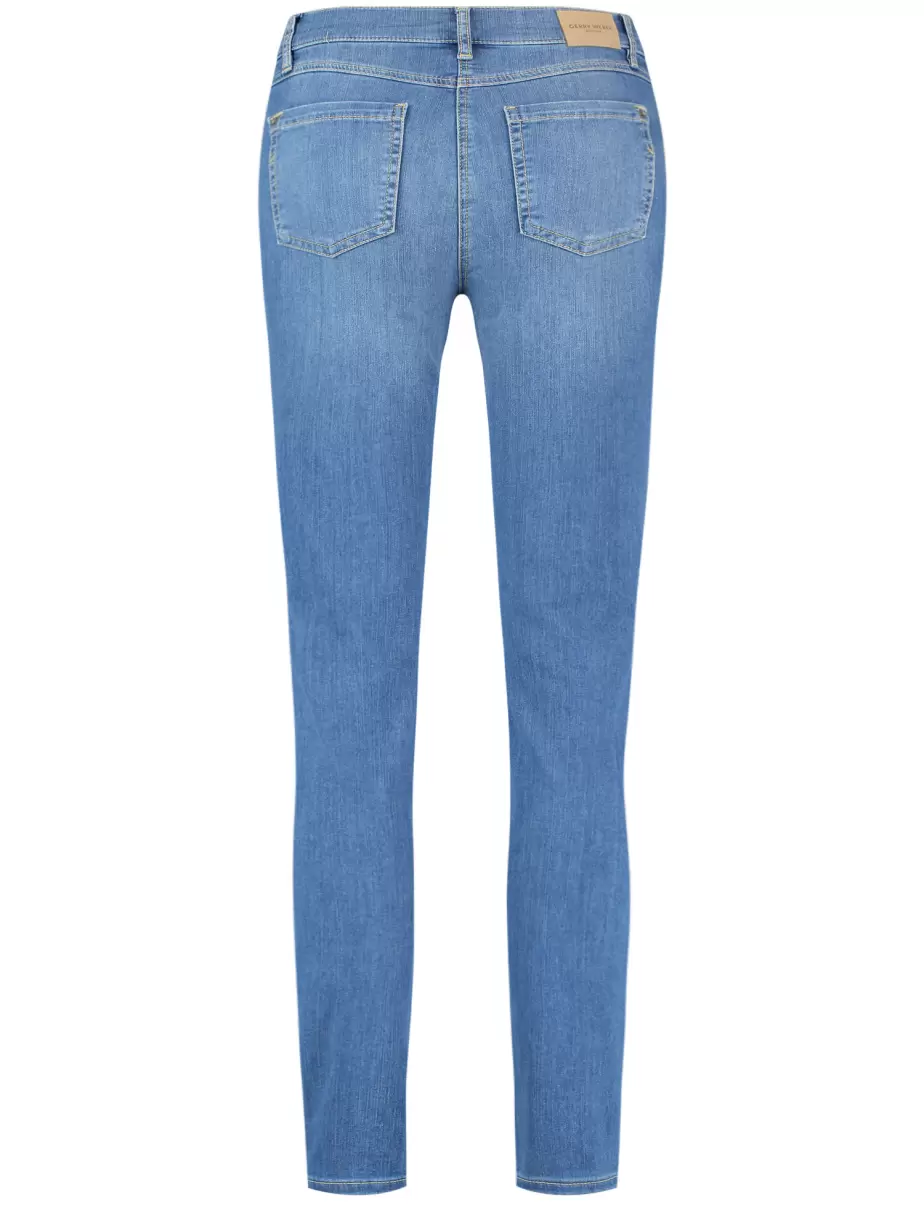 Damen Jeans Best4Me Skinny Kurzgröße Organic Cotton Blue Denim Mit Use Samoon Taifun Gerry Weber Jeans - 2