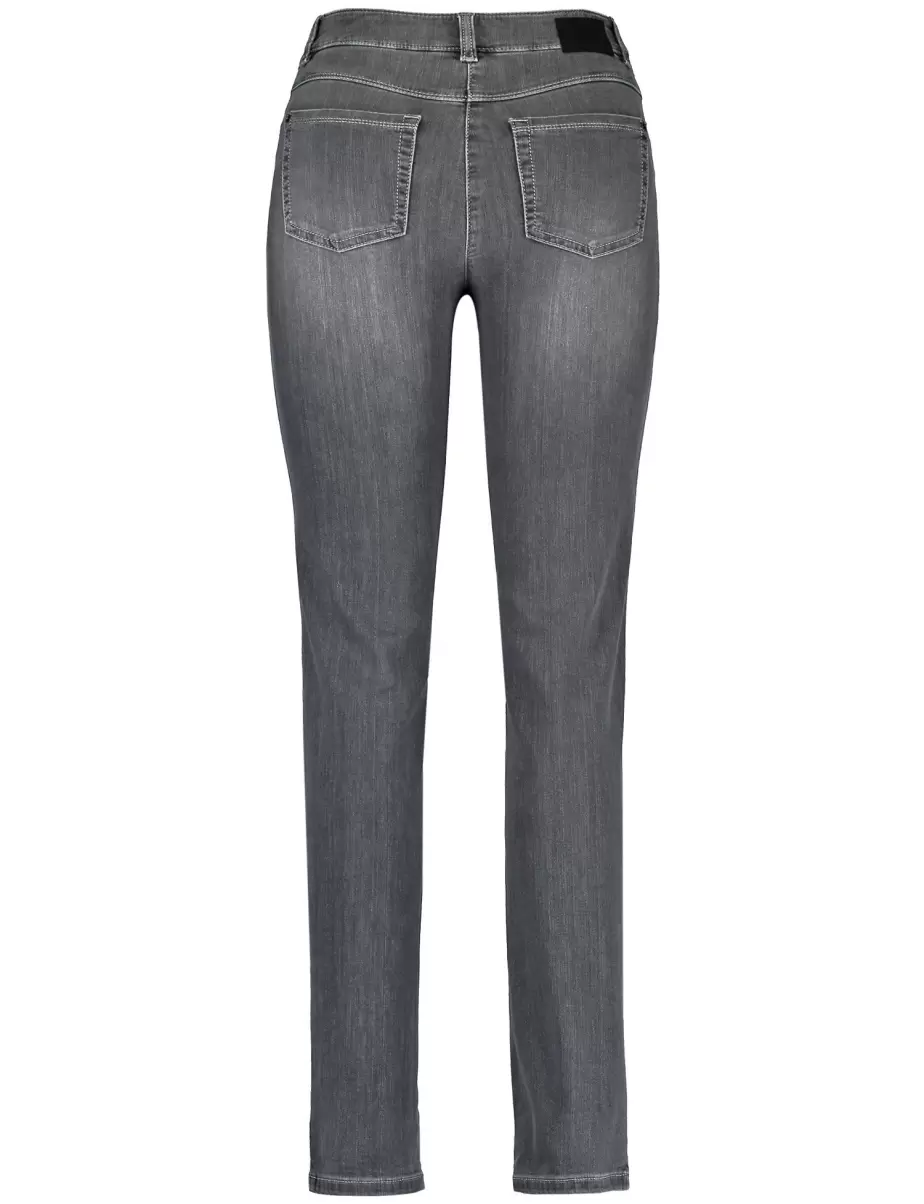 Anthra Denim Mit Use Jeans Damen Samoon Taifun Gerry Weber 5-Pocket Jeans Best4Me Slimfit Kurzgröße - 2