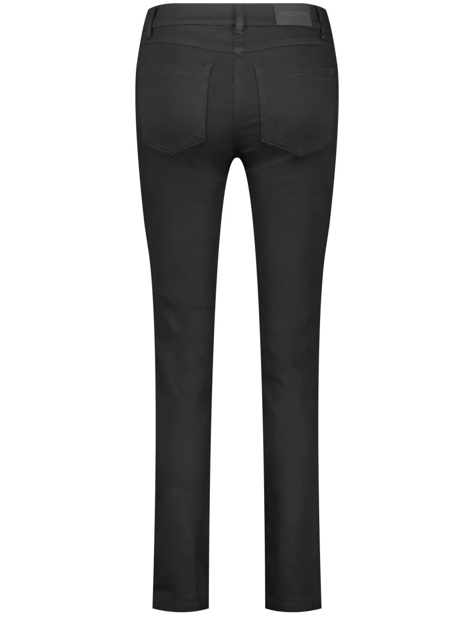 Damen Samoon Taifun Gerry Weber Black Black Denim Jeans 7/8 Hose Best4Me Skinny - 2