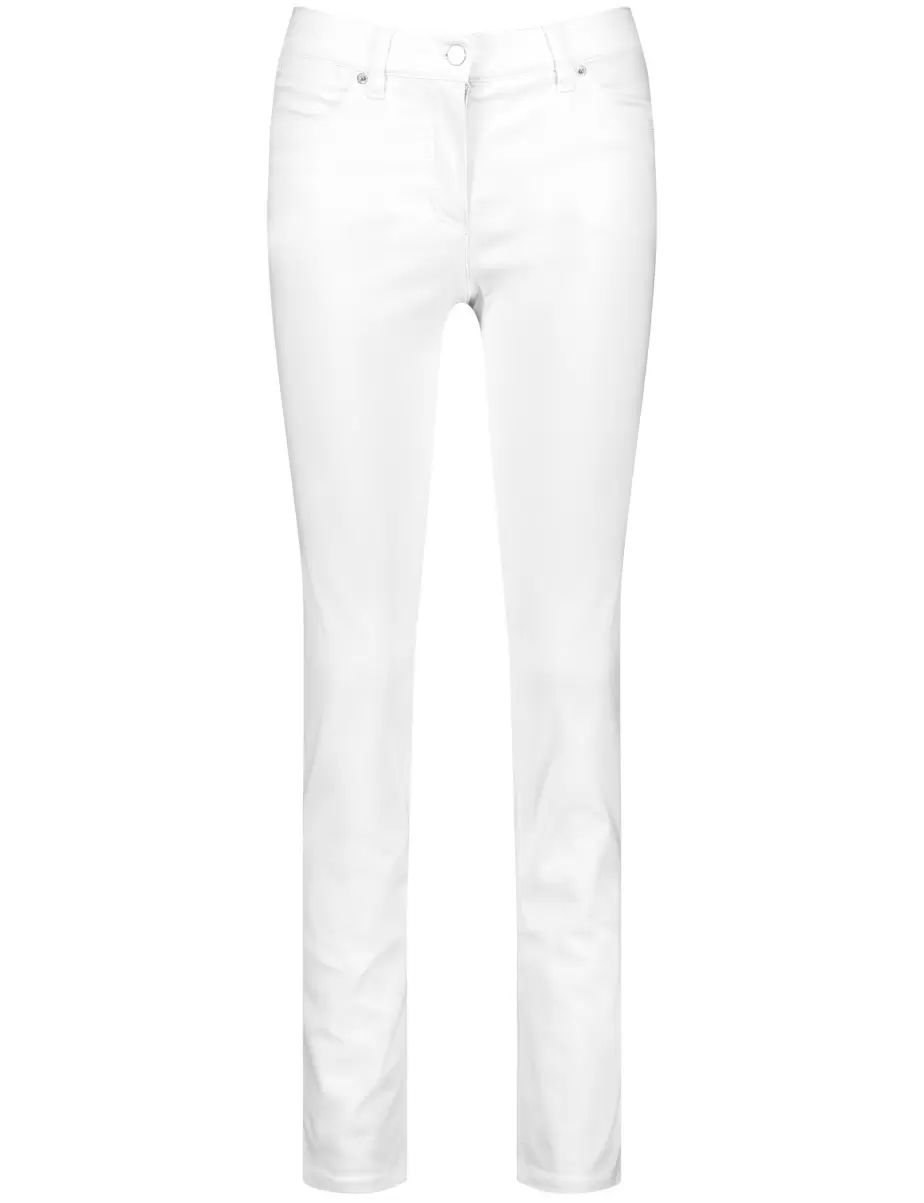 Weiß/Weiß Jeans Best4Me Skinny Kurzgröße Organic Cotton Samoon Taifun Gerry Weber Jeans Damen - 1