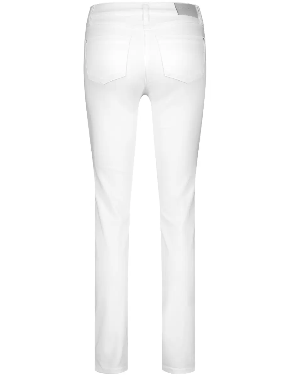 Weiß/Weiß Jeans Best4Me Skinny Kurzgröße Organic Cotton Samoon Taifun Gerry Weber Jeans Damen - 2