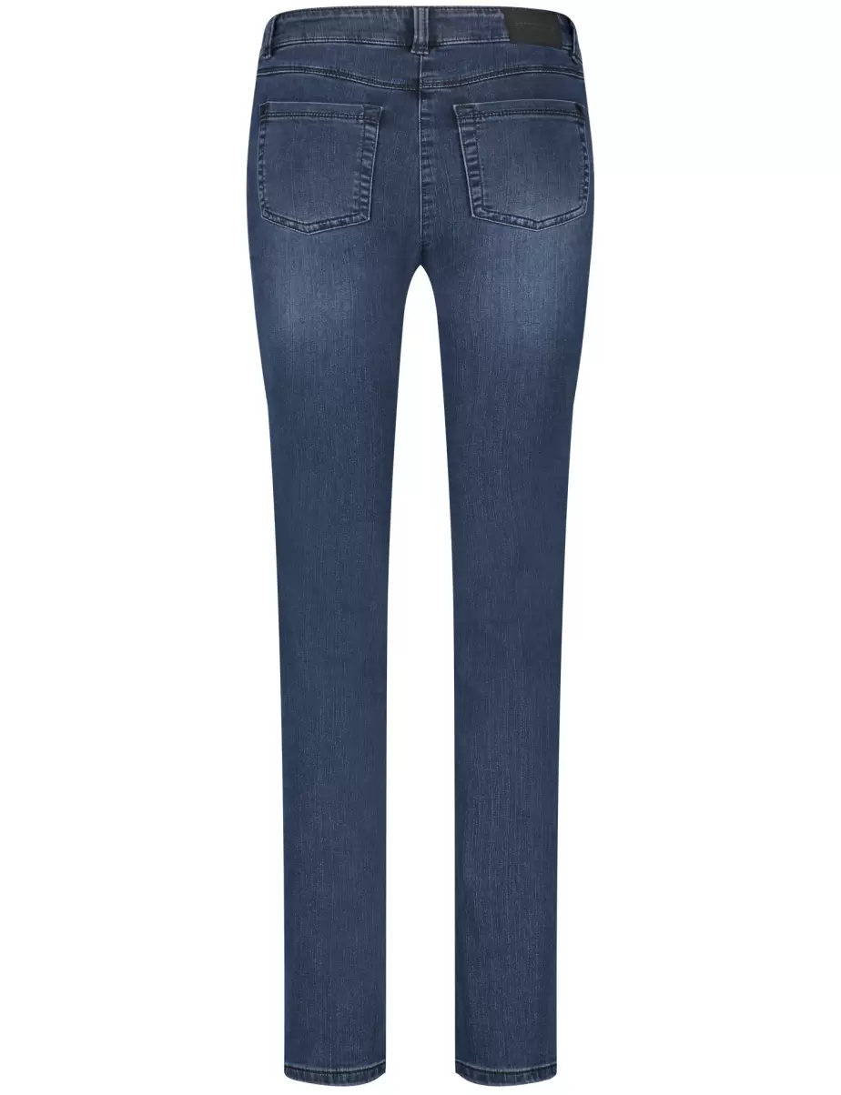Jeans Damen Black Blue Mit Use 5-Pocket Hose Best4Me Slim Fit Kurzgröße Samoon Taifun Gerry Weber - 2