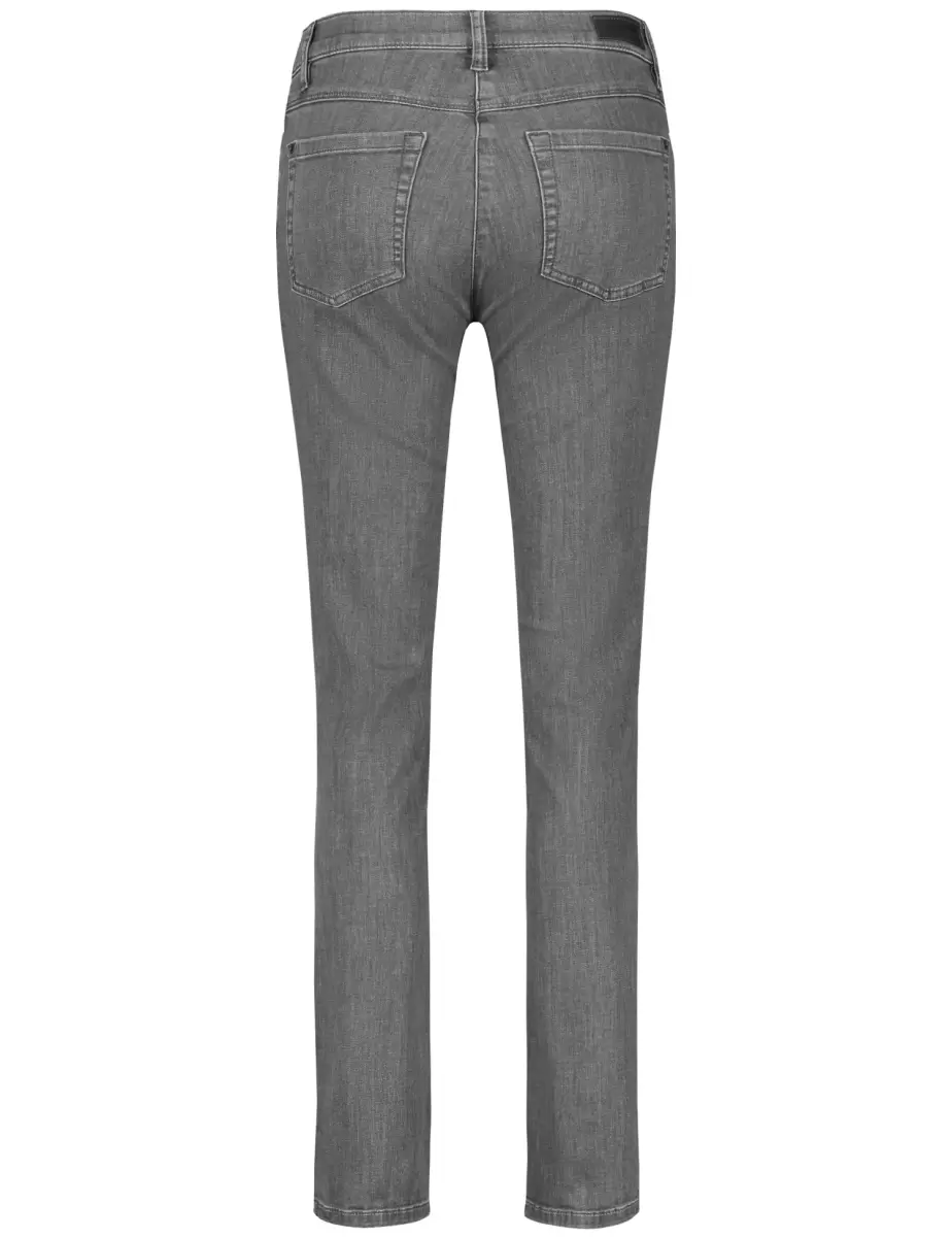 Jeans Damen Grey Denim 5-Pocket Jeans Slim Fit Samoon Taifun Gerry Weber - 2