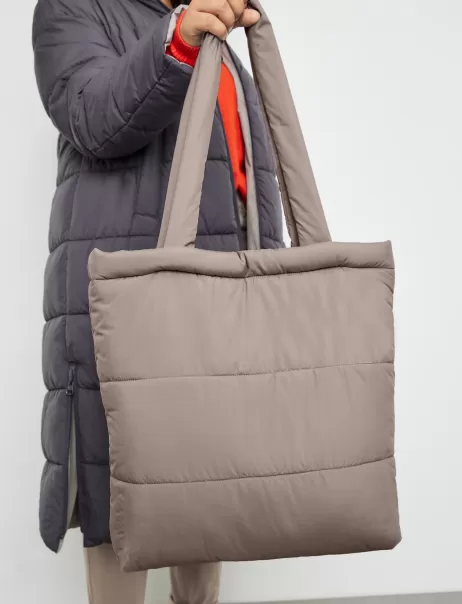 Shopper Aus Stepp-Qualität Samoon Taifun Gerry Weber Nordic Taupe Damen Taschen